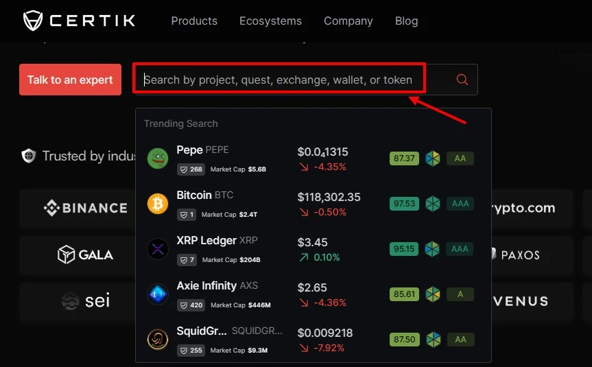 Аудит смарт-контратов от Certik