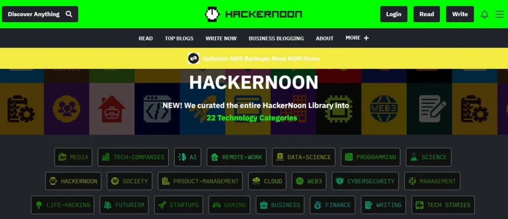 Hackernoon — площадка для разбора реальных кейсов и обучения