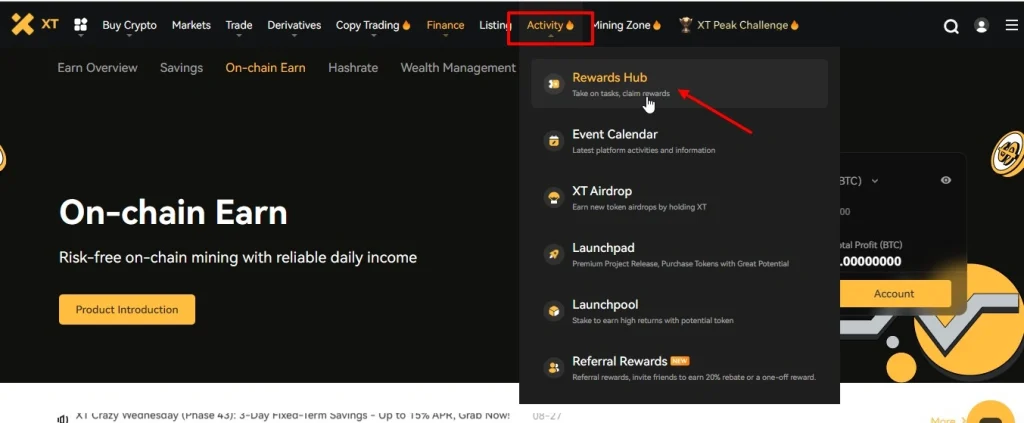XT.COM Rewards Hub
