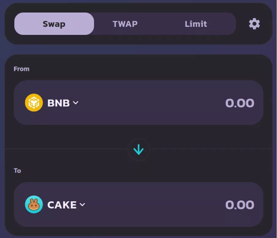 PancakeSwap intuitive web interface PancakeSwap interface